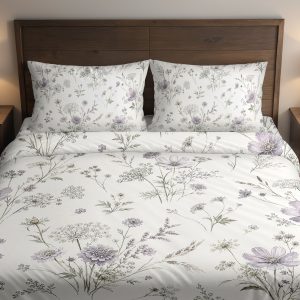 Silver Meadow Sprigs Bedding Set