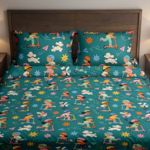 Sunshine Scooter Parade Bedding Set