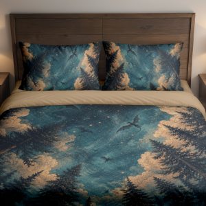 Twilight Wyvern Canopy Bedding Set