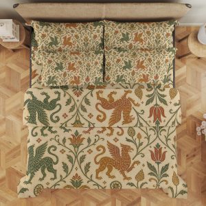 Verdant Griffin Folk Bedding Set - Image 3