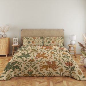 Verdant Griffin Folk Bedding Set - Image 5