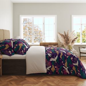 Alternative view of Violet Crane Festival Bedding Set