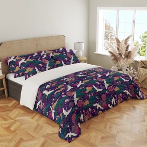 Violet Crane Festival Bedding Set - Image 4