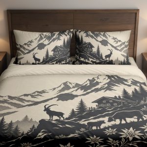 Alpine Charcoal Story Bedding Set