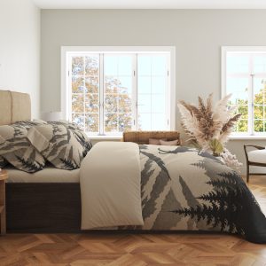 Alternative view of Alpine Charcoal Story Bedding Set