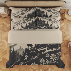 Alpine Charcoal Story Bedding Set - Image 3