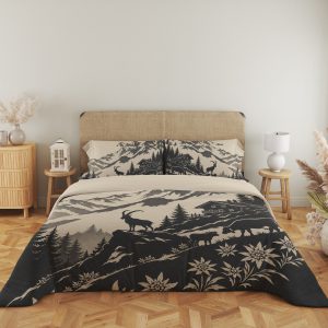 Alpine Charcoal Story Bedding Set - Image 5