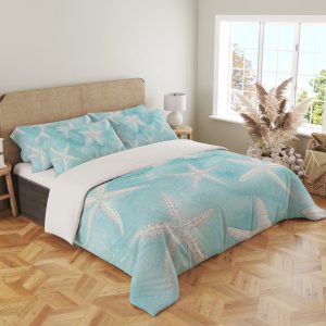 Aqua Starfish Lagoon Scatter Bedding Set - Image 4