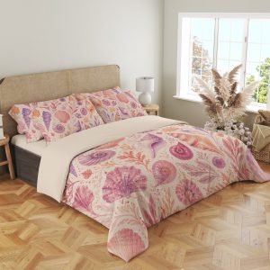 Blush Amethyst Shell Garden Bedding Set - Image 4