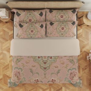 Blush Crane Medallion Bedding Set - Image 3
