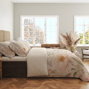 Alternative view of Blush Meadow Whisper Botanical Bedding Set