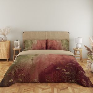 Burgundy Sage Veil Meadow Bedding Set - Image 5