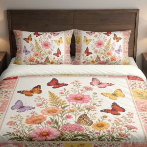 Butterfly Orchard Mosaic Bedding Set