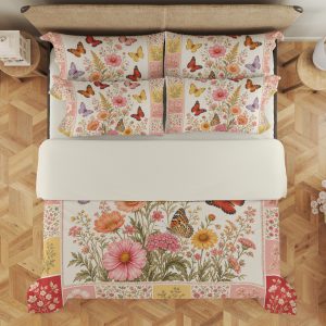 Butterfly Orchard Mosaic Bedding Set - Image 3
