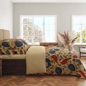 Alternative view of Cardinal Indigo Bloom Bedding Set