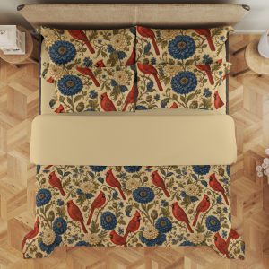 Cardinal Indigo Bloom Bedding Set - Image 3