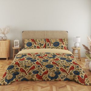 Cardinal Indigo Bloom Bedding Set - Image 5