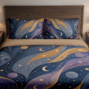 Celestial Ribbon Atlas Bedding Set