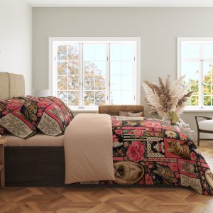 Alternative view of Chintz Cat Curio Mosaic Bedding Set
