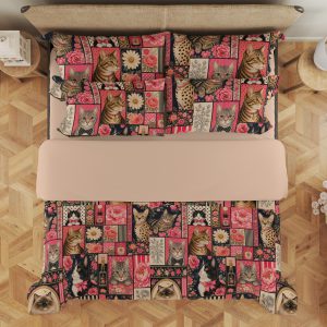 Chintz Cat Curio Mosaic Bedding Set - Image 3