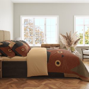 Alternative view of Clay Cat Chorus Bedding Set