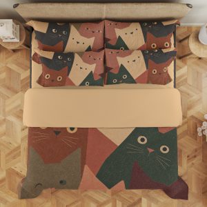 Clay Cat Chorus Bedding Set - Image 3