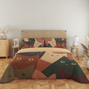 Clay Cat Chorus Bedding Set - Image 5