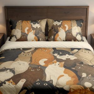 Cocoa Cat Assembly Bedding Set