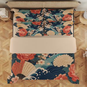 Coral Fan Wave Garden Bedding Set - Image 3
