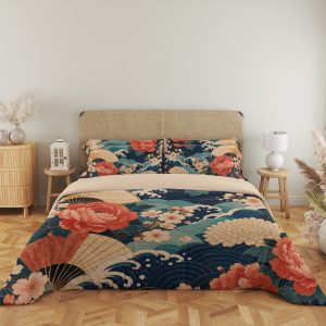 Coral Fan Wave Garden Bedding Set - Image 5