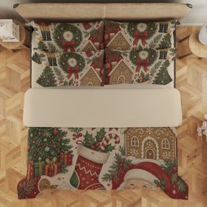 Crimson Holiday Keepsakes Bedding Set - Image 3