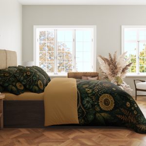 Alternative view of Emerald Sunwheel Arbor Bedding Set