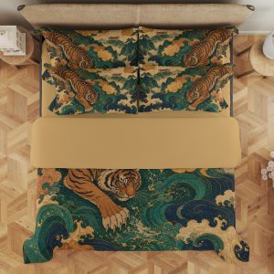 Emerald Tiger Current Bedding Set - Image 3