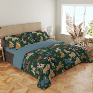 Evergreen Dog Parade Bedding Set - Image 4