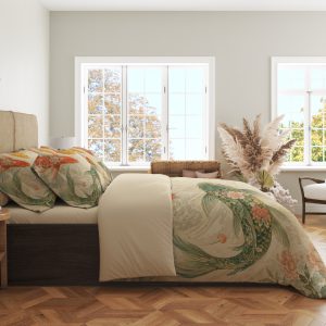 Alternative view of Festival Koi Orbit Bedding Set