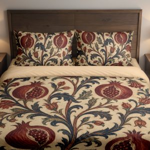 Garnet Pomegranate Arabesque Bedding Set