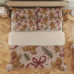 Gingerbread Ribbon Parade Bedding Set - Image 3