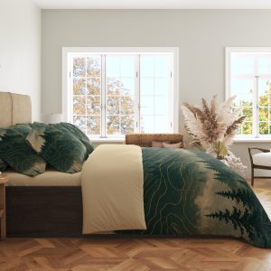 Alternative view of Golden Wayfinder Mountain Passage Bedding Set