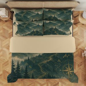 Golden Wayfinder Mountain Passage Bedding Set - Image 3