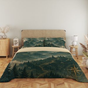 Golden Wayfinder Mountain Passage Bedding Set - Image 5