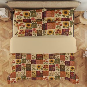 Harvest Sunflower Mosaic Bedding Set - Image 3