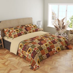 Harvest Sunflower Mosaic Bedding Set - Image 4