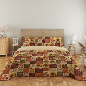 Harvest Sunflower Mosaic Bedding Set - Image 5