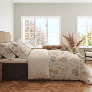 Alternative view of Honey Clover Rabbits Bedding Set