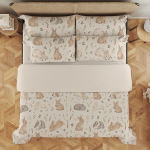 Honey Clover Rabbits Bedding Set - Image 3