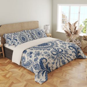 Indigo Heirloom Medallion Chronicle Bedding Set - Image 4