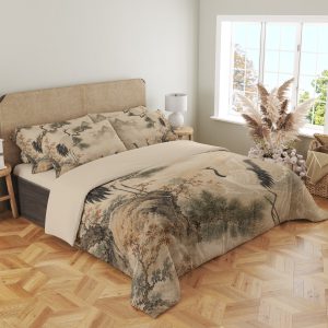 Ivory Sun Crane Grove Bedding Set - Image 4