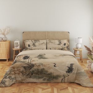 Ivory Sun Crane Grove Bedding Set - Image 5