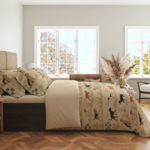 Alternative view of Linen Hound Meadow Bedding Set