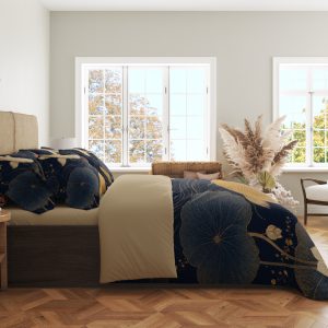Alternative view of Lotus Current Koi Bedding Set